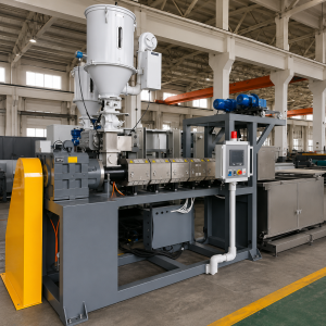 190kw 30kg/H Paper Machine Filter Monofilament Extruding Machine