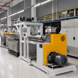 200kg/h Fibrillated Grass Yarn Monofilament Extruding Machine