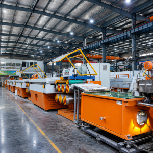 301 LD Ratio Monofilament Extruding Machine with Water Cooling System, 50kgh Output 30:1 L/D Ratio Monofilament Extruding Machine with Water Cooling System, 50kg/h Output